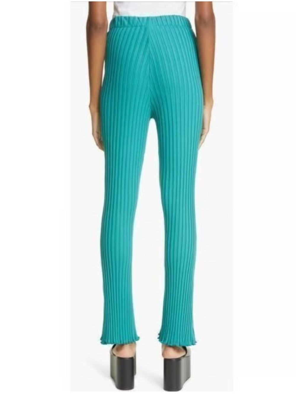 Simon Miller Cyrene Rib Stretch Modal  Green Pants Size: M